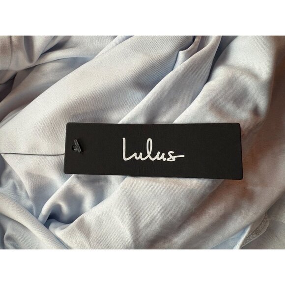 Lulus XXL Tiered Floral Maxi Dress White & Blue NWT - Picture 5 of 14